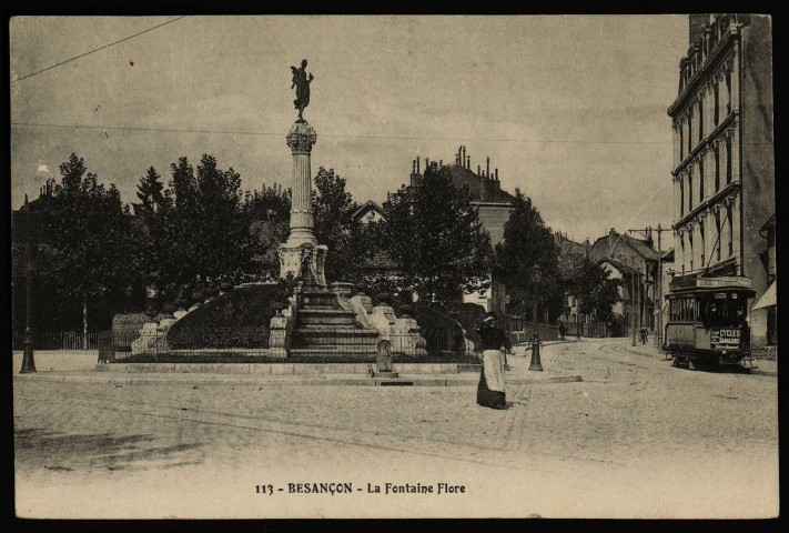 Besançon - Besançon - Les Chaprais - La Fontaine Flore. [image fixe] , 1903/1904