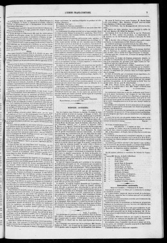 06/11/1851 - L'Union franc-comtoise [Texte imprimé]