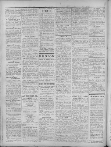 22/02/1919 - La Dépêche républicaine de Franche-Comté [Texte imprimé]