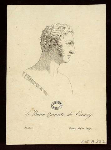 Le baron Quinette de Cernay [image fixe] / Flatters ; Fremy del. et sculp. , [Paris, circa 1820]