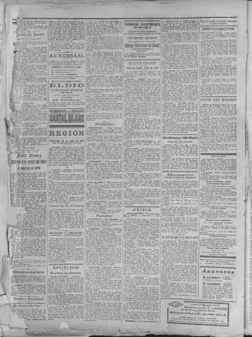 22/01/1919 - La Dépêche républicaine de Franche-Comté [Texte imprimé]