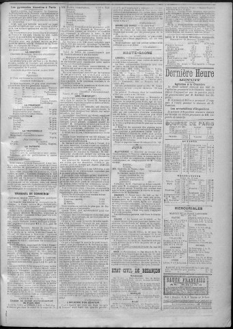 12/06/1889 - La Franche-Comté : journal politique de la région de l'Est