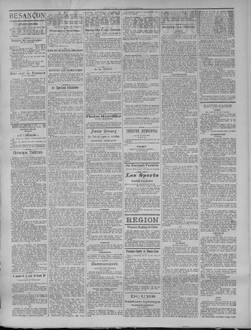 24/01/1922 - La Dépêche républicaine de Franche-Comté [Texte imprimé]