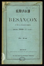 Almanach de Besançon et de la Franche-Comté [Texte imprimé] , Besançon : D'Outhenin Chalandre : Jules Roblot, 1866-1867