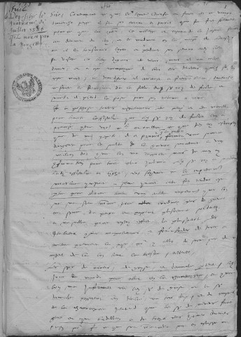 Ms Granvelle 74 - « Lettres et papiers des ambassades de Simon Renard... T. IV »