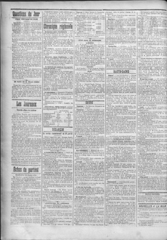 20/01/1895 - La Franche-Comté : journal politique de la région de l'Est