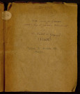 Ms 1420 - Correspondance C.-C. Garnier-Violet (1816-1825)