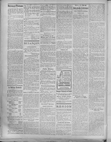 22/04/1919 - La Dépêche républicaine de Franche-Comté [Texte imprimé]