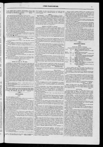 13/03/1852 - L'Union franc-comtoise [Texte imprimé]