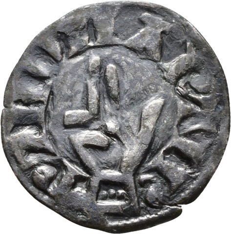 874.1.56 - pièce de monnaie ; denier estevenant