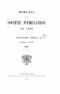 01/01/1901 - Mémoires de la Société d'émulation du Jura [Texte imprimé]