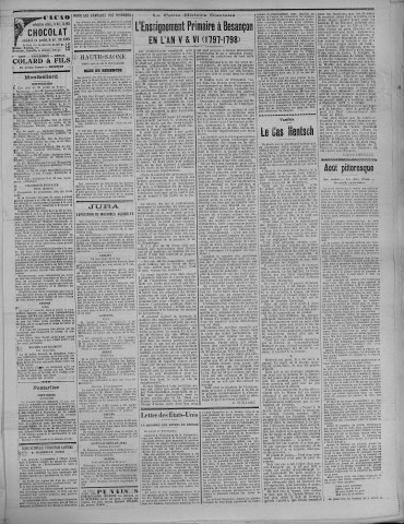06/08/1922 - La Dépêche républicaine de Franche-Comté [Texte imprimé]