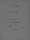 Ms 1800 - Franche-Comté. Archéologie. Alaise et Mandeure. Notes d'Auguste Castan (1833-1892)