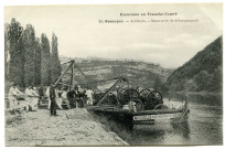 Excursion en Franche-Comté. Besançon. Artillerie. Manoeuvre de débarquement [image fixe] , Besançon : Teulet, 1901/1908