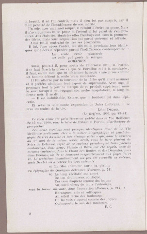 01/1940 - Bulletin / Société des amis de Léon Deubel