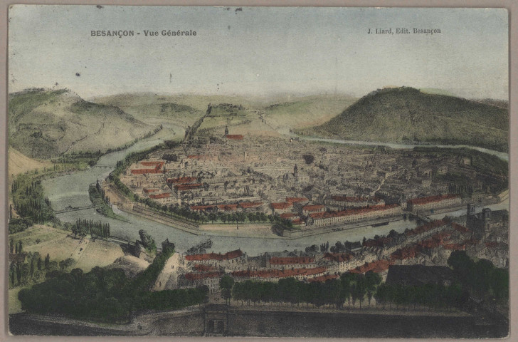 Besançon - Vue générale [image fixe] , Besançon : J. Liard, 1904/1930