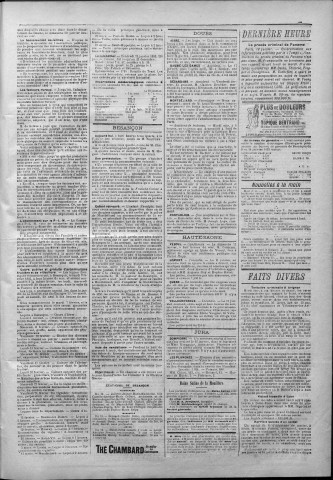20/01/1893 - La Franche-Comté : journal politique de la région de l'Est
