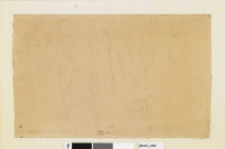 Sept anatomies d'hommes dans diverses positions