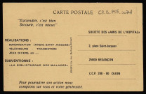 Besançon - Hôpital St-Jacques - Besançon - Cour d'Honneur. [image fixe] , Mulhouse : Braun & Cie, Imp.-Edit, 1904/1930