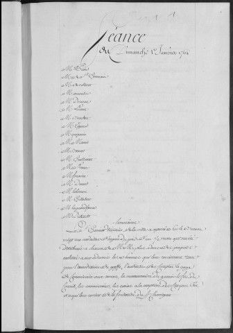 Registre des délibérations municipales 1er janvier - 31 décembre 1764
