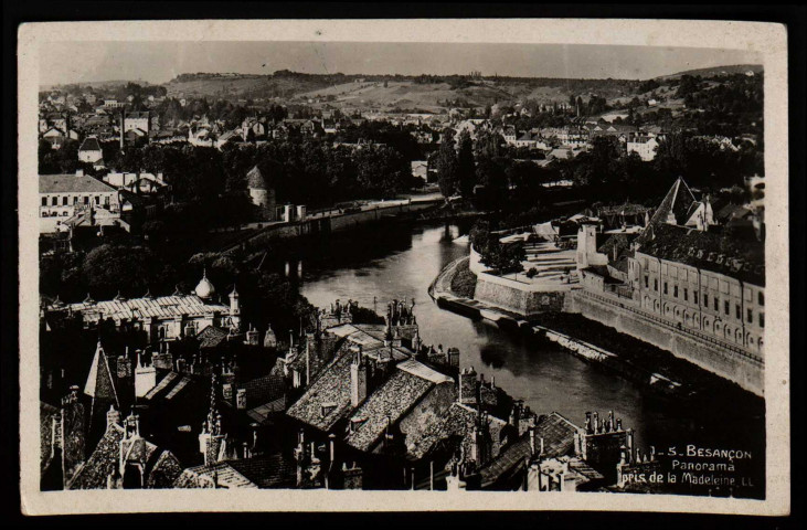 Besançon. Panorama pris de la Madeleine [image fixe] , Paris : C. A. P., 1932/1970