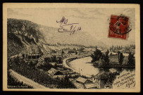 Besançon - Vallée de Casaméne et l'Usine à Gaz. [image fixe] 1904/1909