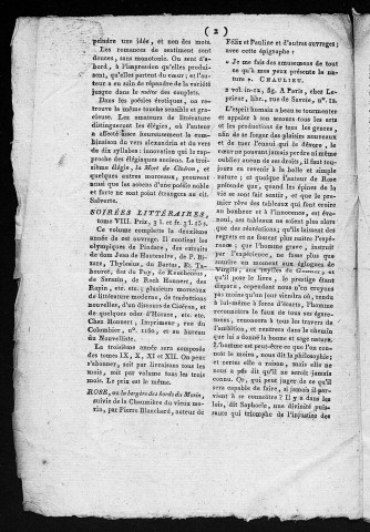 19/01/1798 - Le Nouvelliste littéraire [Texte imprimé]