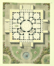 Projet de maison de campagne, inspiré des villas de l'antiquité romaine. Plan / Pierre-Adrien Pâris , [S.l.] : [P.-A. Pâris], [1700-1800]
