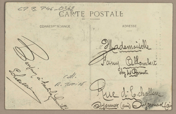 Besançon - Fêtes des 13, 14 et 15 Août 1910 - Arrivée du Président à la Porte de Battant. [image fixe] , 1904/1910