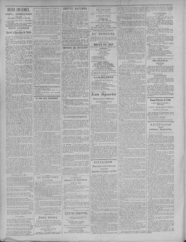 22/12/1922 - La Dépêche républicaine de Franche-Comté [Texte imprimé]