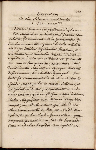 Ms 114 - « Ordinarium ecclesiae collegiatae et parochialis S. M. Magdalenes Bisuntinae, circa annum 1620, scriptum vero anno 1734 »
