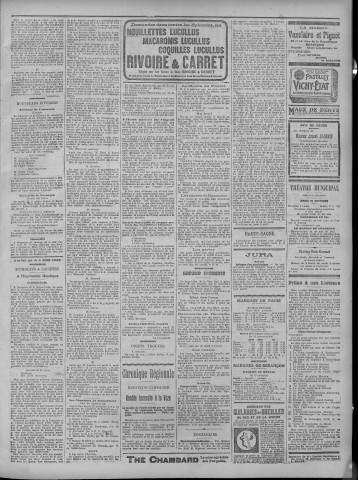 22/11/1910 - La Dépêche républicaine de Franche-Comté [Texte imprimé]
