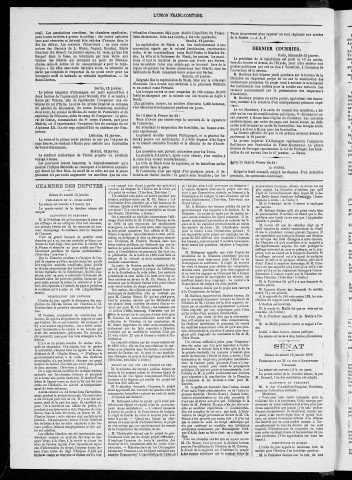 14/01/1878 - L'Union franc-comtoise [Texte imprimé]