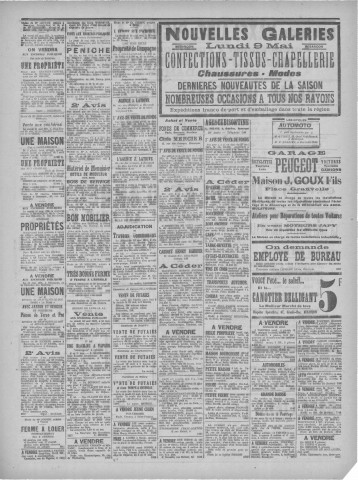 08/05/1921 - Le petit comtois [Texte imprimé] : journal républicain démocratique quotidien