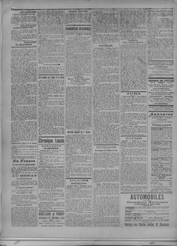 10/07/1916 - La Dépêche républicaine de Franche-Comté [Texte imprimé]