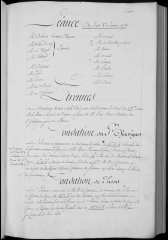 Registre des délibérations municipales 1er janvier - 31 décembre 1778