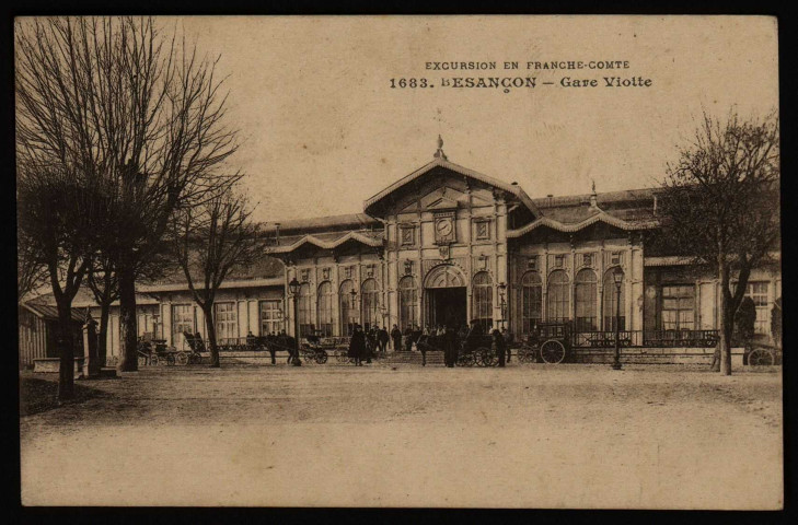 Besançon - Besançon - Gare Viotte. [image fixe] , Besançon : Edit. L. Gaillard-Prêtre - Besançon, 1904/1917.