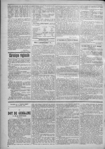 14/10/1891 - La Franche-Comté : journal politique de la région de l'Est