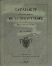 Catalogue des livres imprimés de la Bibliothèque de la ville de Besançon : Belles-Lettres