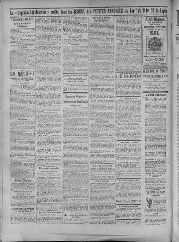 07/04/1917 - La Dépêche républicaine de Franche-Comté [Texte imprimé]