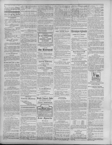 14/04/1923 - La Dépêche républicaine de Franche-Comté [Texte imprimé]