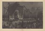 Avant la levée du corps à l'Arc de Triomphe. Les discours. [image fixe] / D'après nature par M. de Haenen ; SGAP.SC , 1885