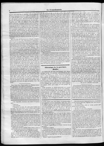 16/12/1846 - Le Franc-comtois - Journal de Besançon et des trois départements