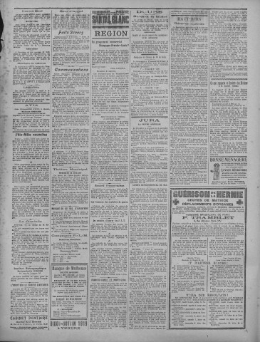 26/07/1920 - La Dépêche républicaine de Franche-Comté [Texte imprimé]