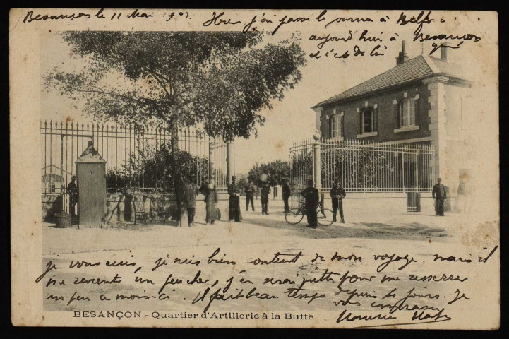 Besançon - Quartier d'artillerie à la Butte [image fixe] , 1897/1903