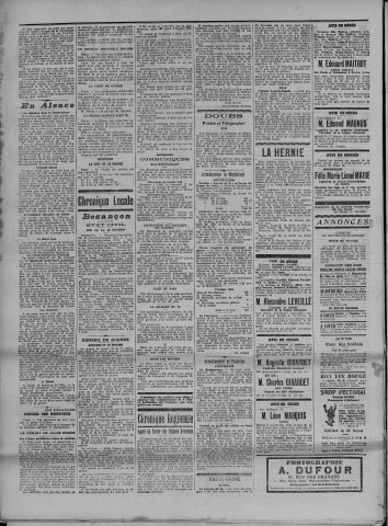16/02/1915 - La Dépêche républicaine de Franche-Comté [Texte imprimé]