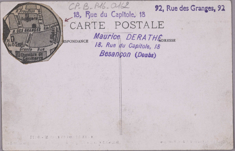 Besançon - Vue prise de Micaud. Le Doubs et la Citadelle [image fixe] , Besançon : Edit. L. Gaillard-Prêtre - Besançon, 1912/1913