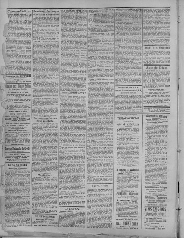 08/08/1919 - La Dépêche républicaine de Franche-Comté [Texte imprimé]