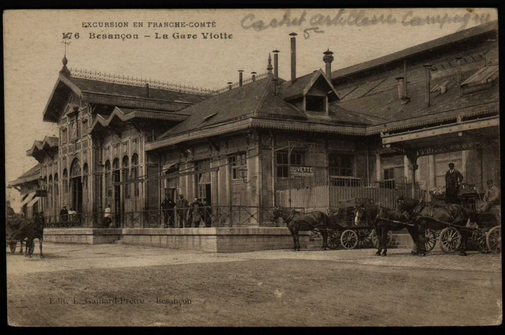 Besançon - Besançon - La Gare Viotte. [image fixe] , Besançon : Edit. L. Gaillard-Prêtre - Besançon, 1912/1930