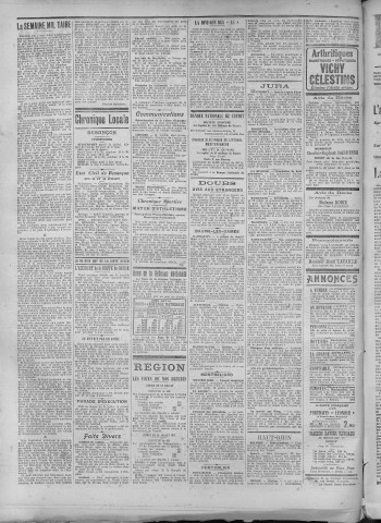31/07/1917 - La Dépêche républicaine de Franche-Comté [Texte imprimé]